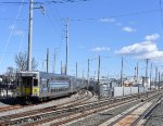  LIRR Train # 6511 enters the Main Line at Nassau II Interlocking just only seconds before making the Mineola Station stop. C3 Cab Car # 5005 is in the lead. 
